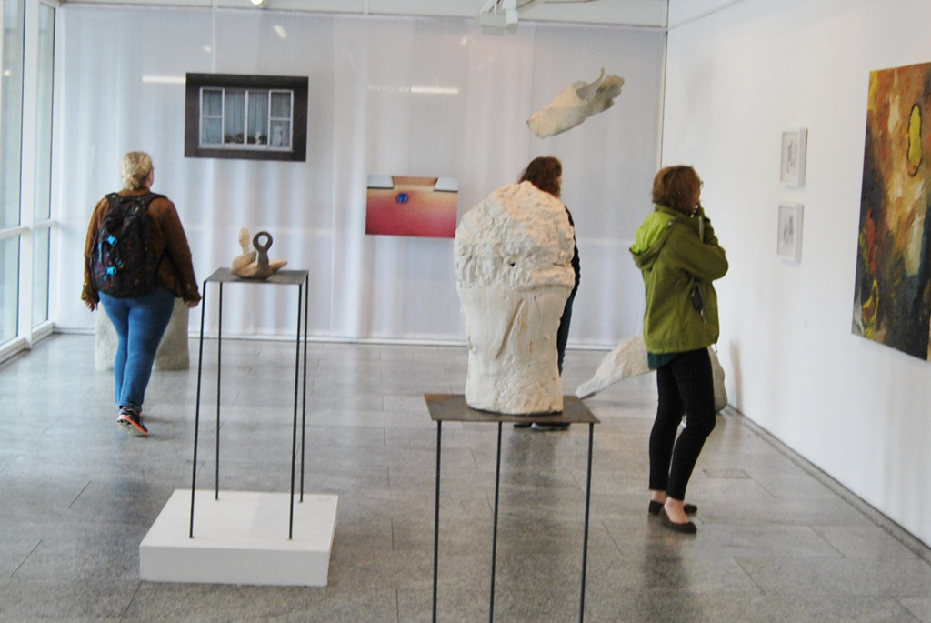 Exhibition area in the foyer of the Central Library